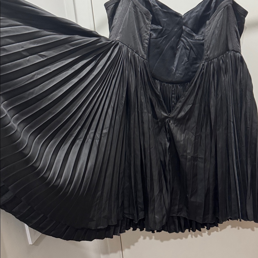 Elizabeth and James Black Mini Dress